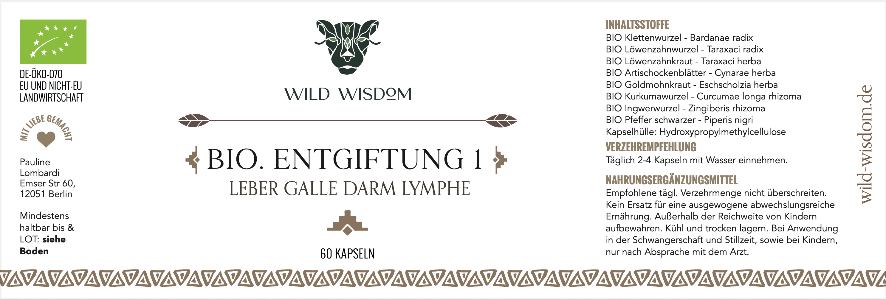 Entgiftung 1 - Leber Galle Darm Lymphe BIO